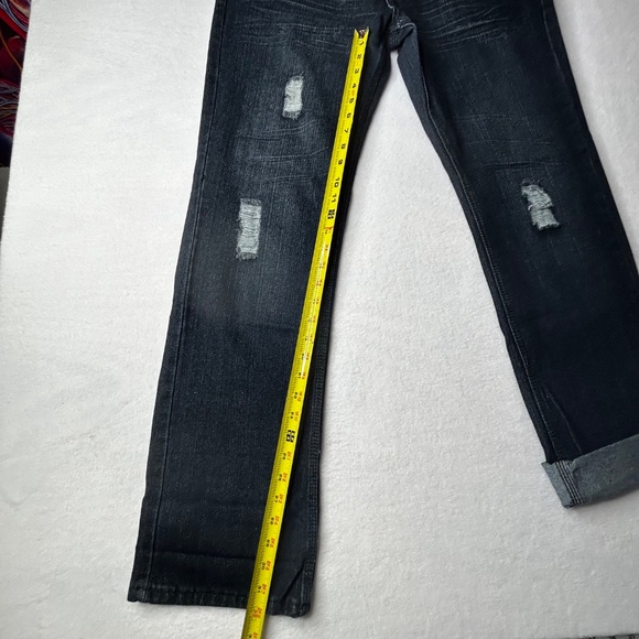 Agile Mens Straight-leg Straight Jeans Pants Gray Blue Size 34 - Picture 14 of 16